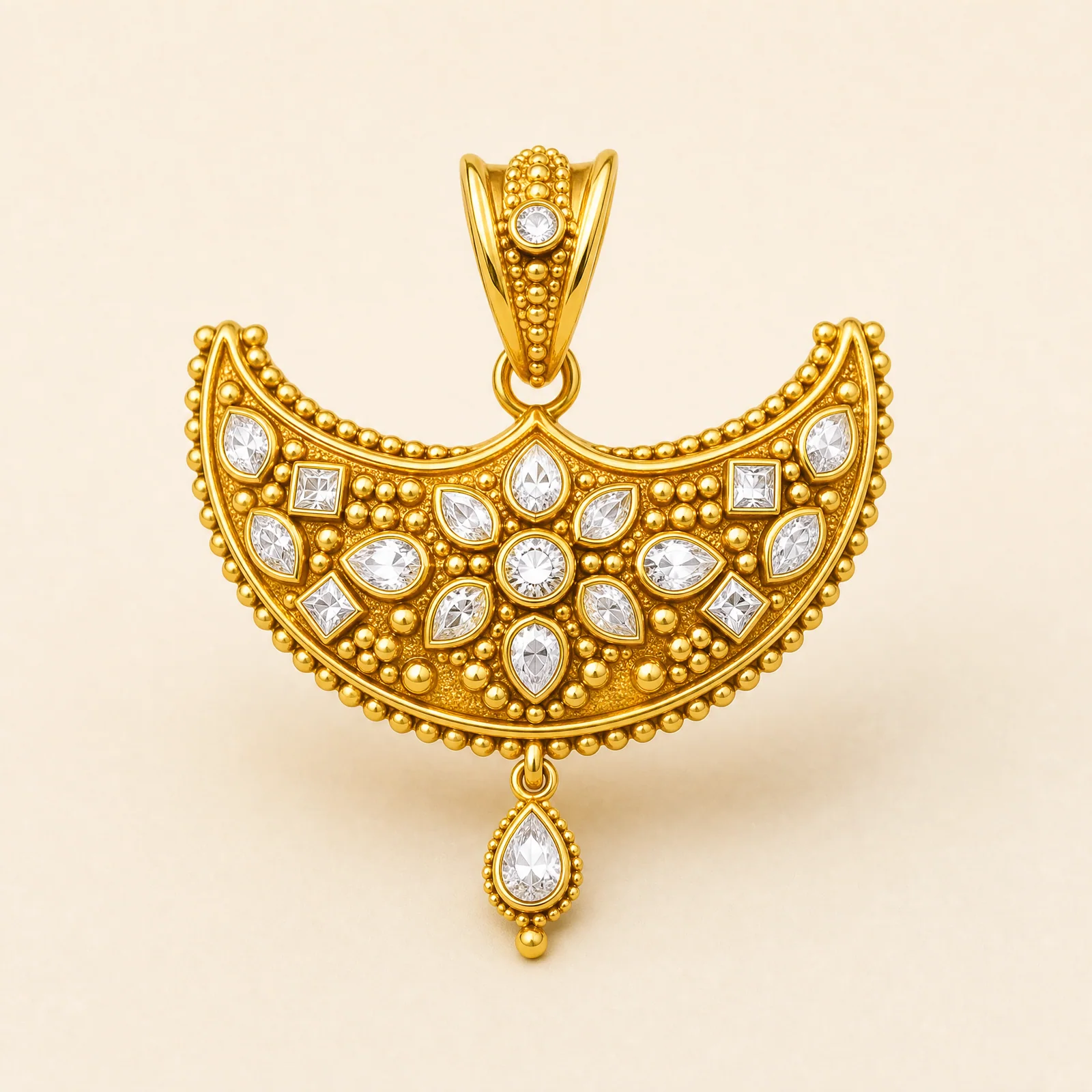 Opaline Lotus Chain Anklet — official catalogue photo