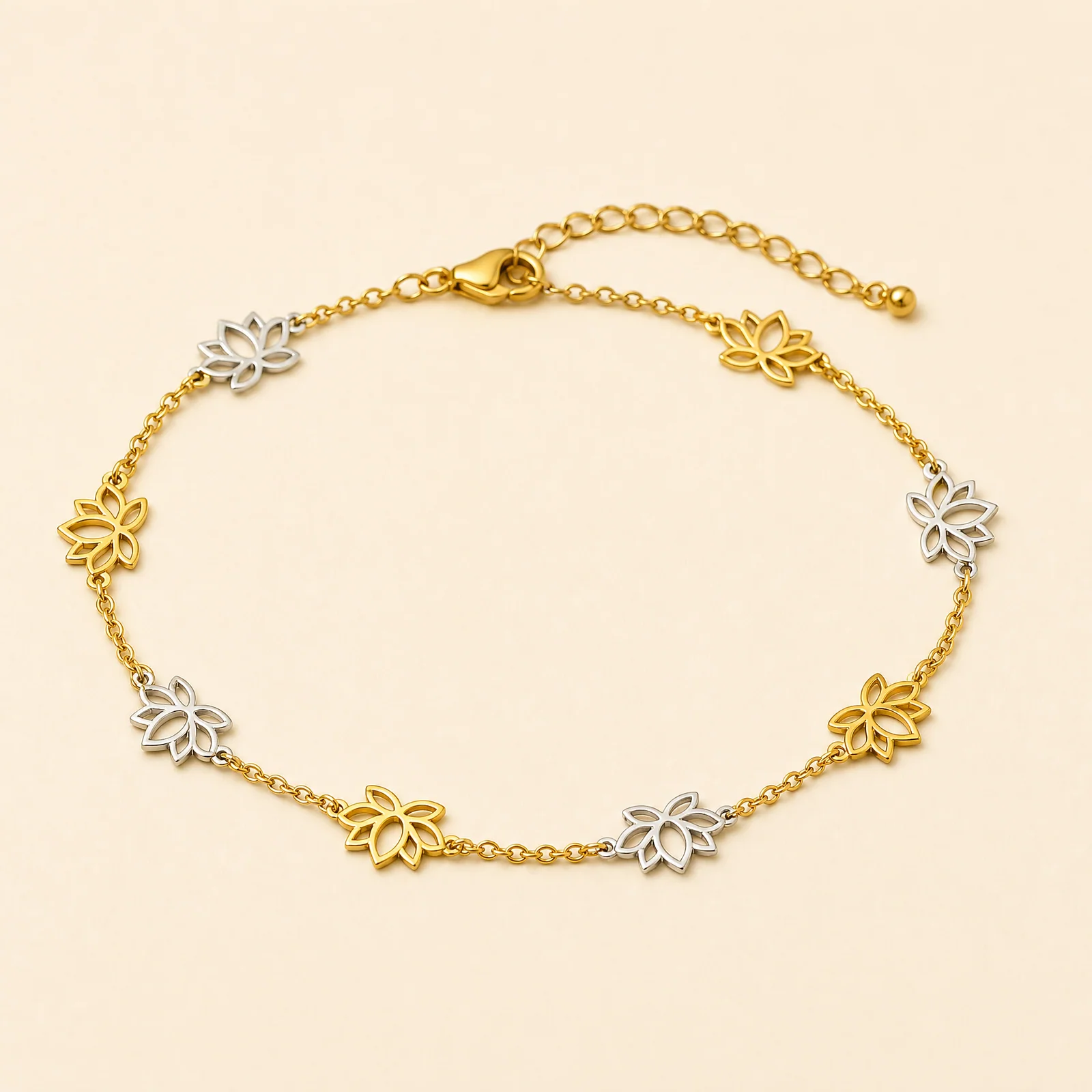 Ritual Lotus Chain Anklet — official catalogue photo