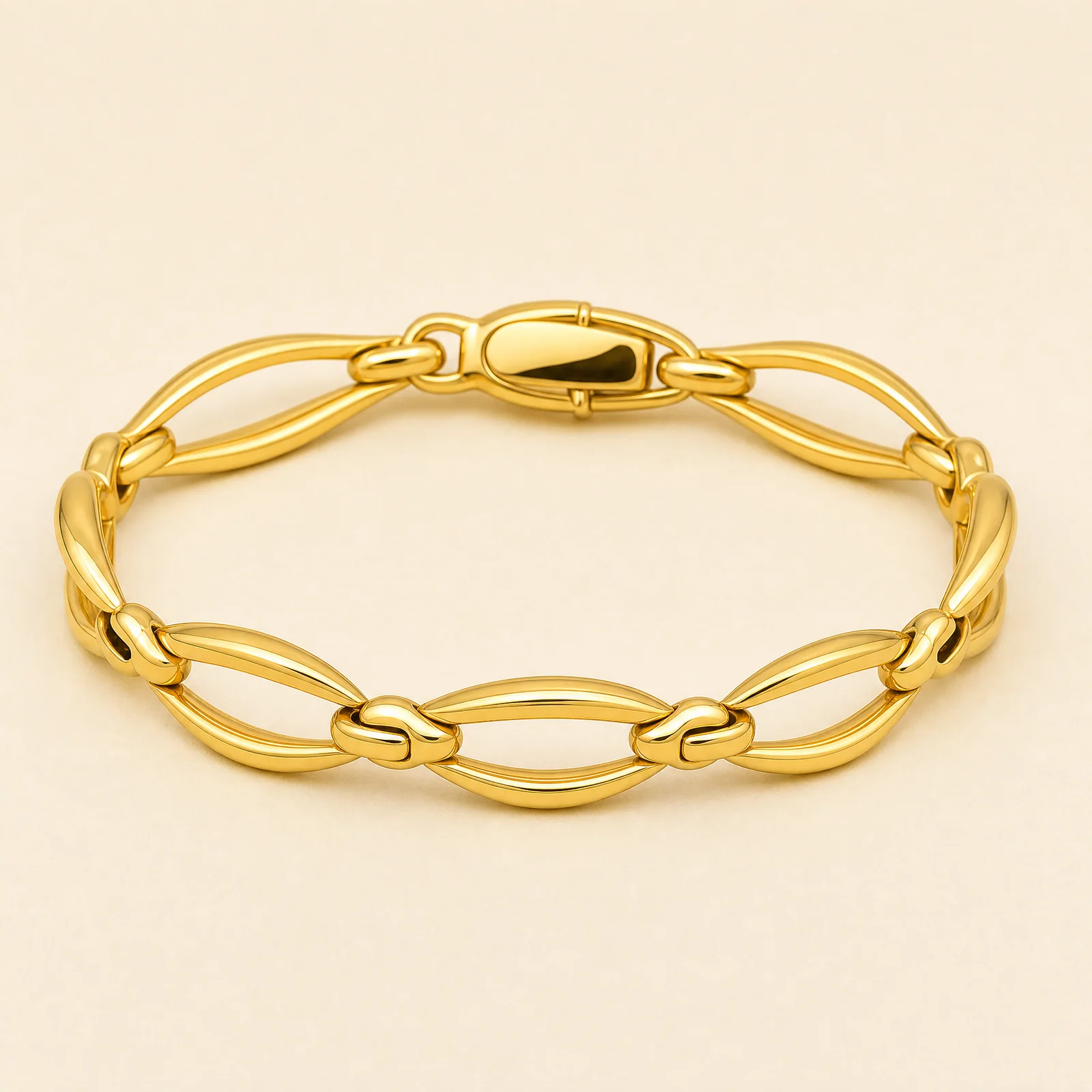 Crescent Petal Link Bracelet — official catalogue photo