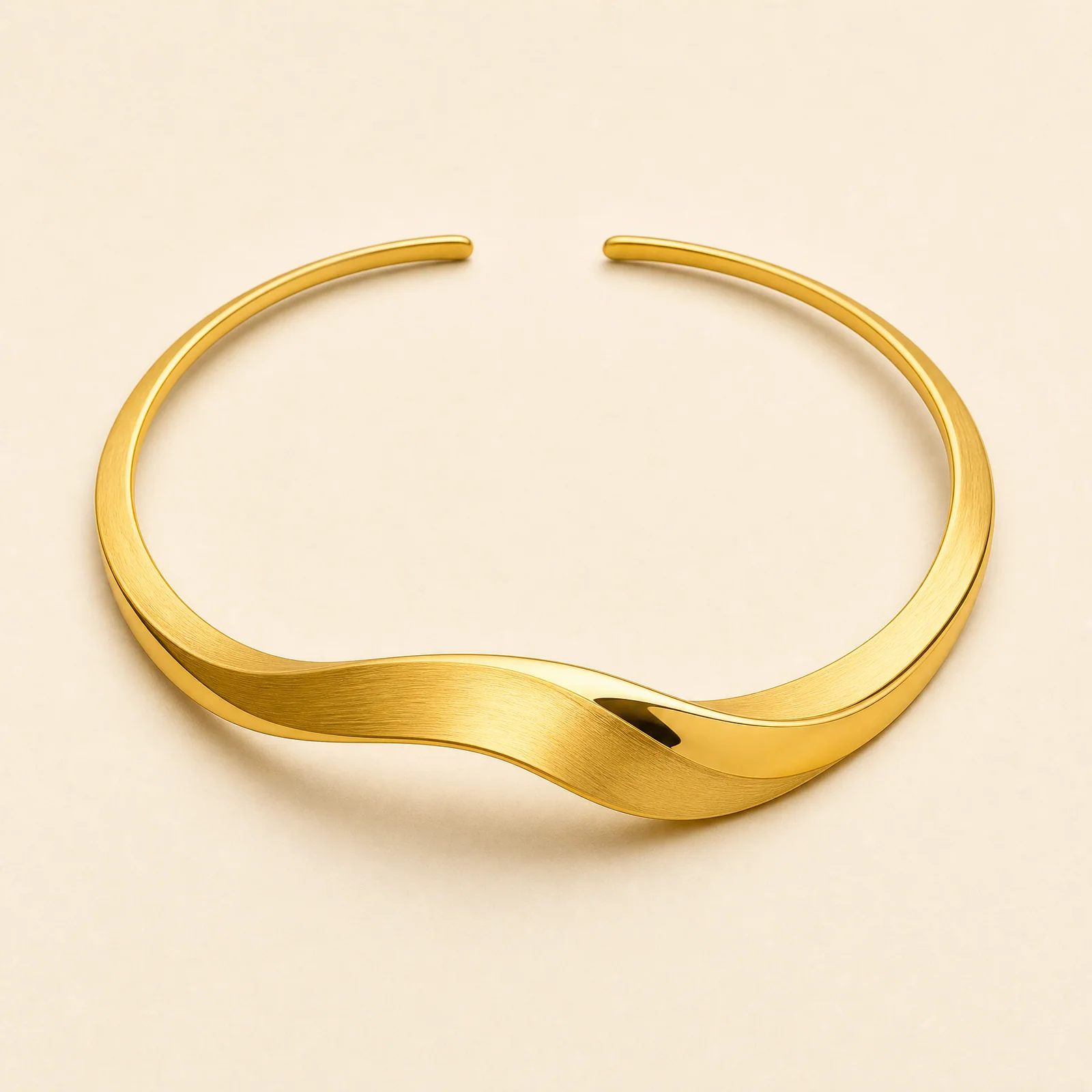 Solstice Offset Ribbon Necklace — official catalogue photo