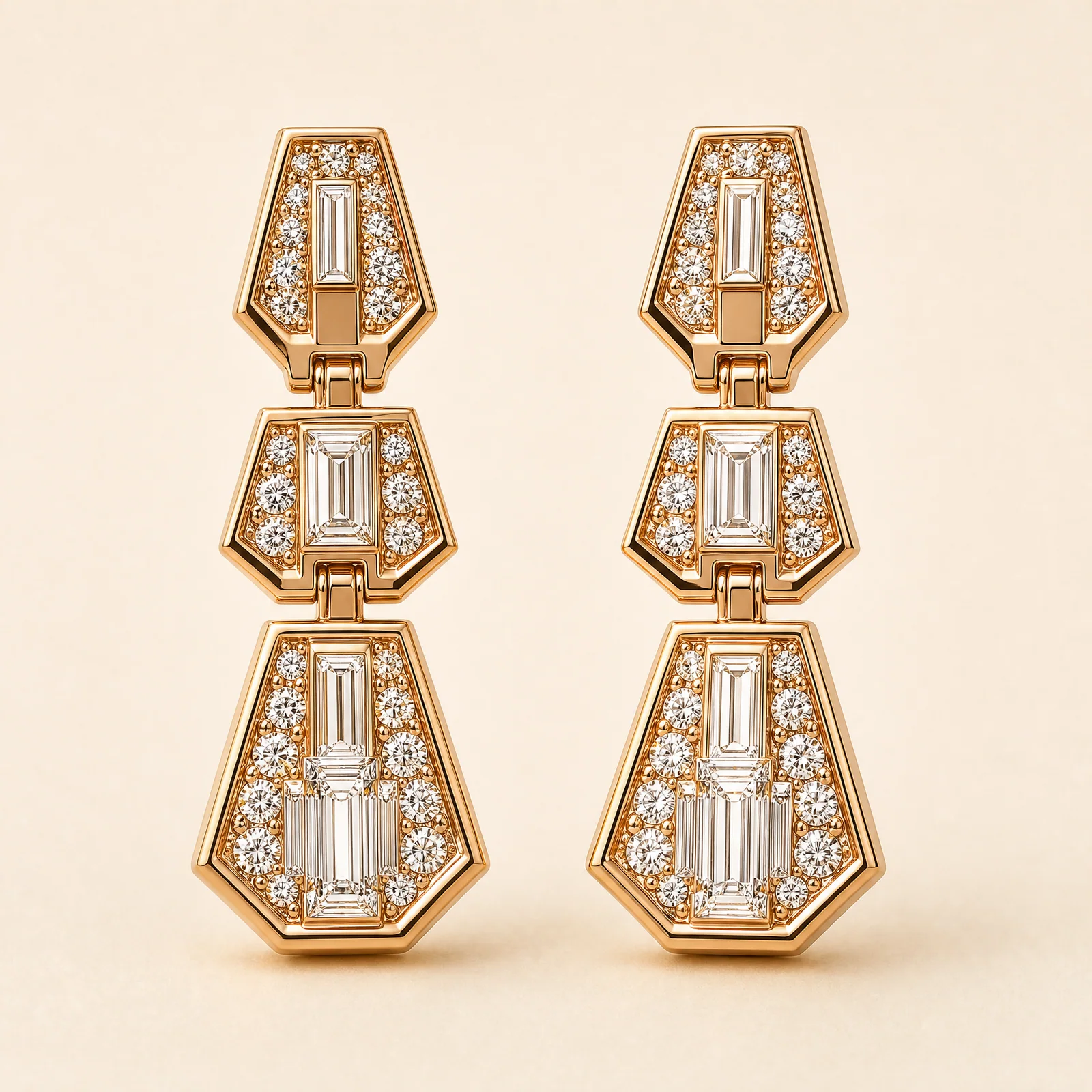 Aureate Prism Earrings — official catalogue photo
