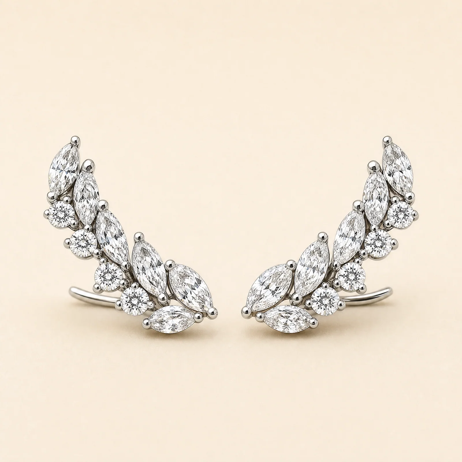 Solstice Marquise Arc Earrings — official catalogue photo