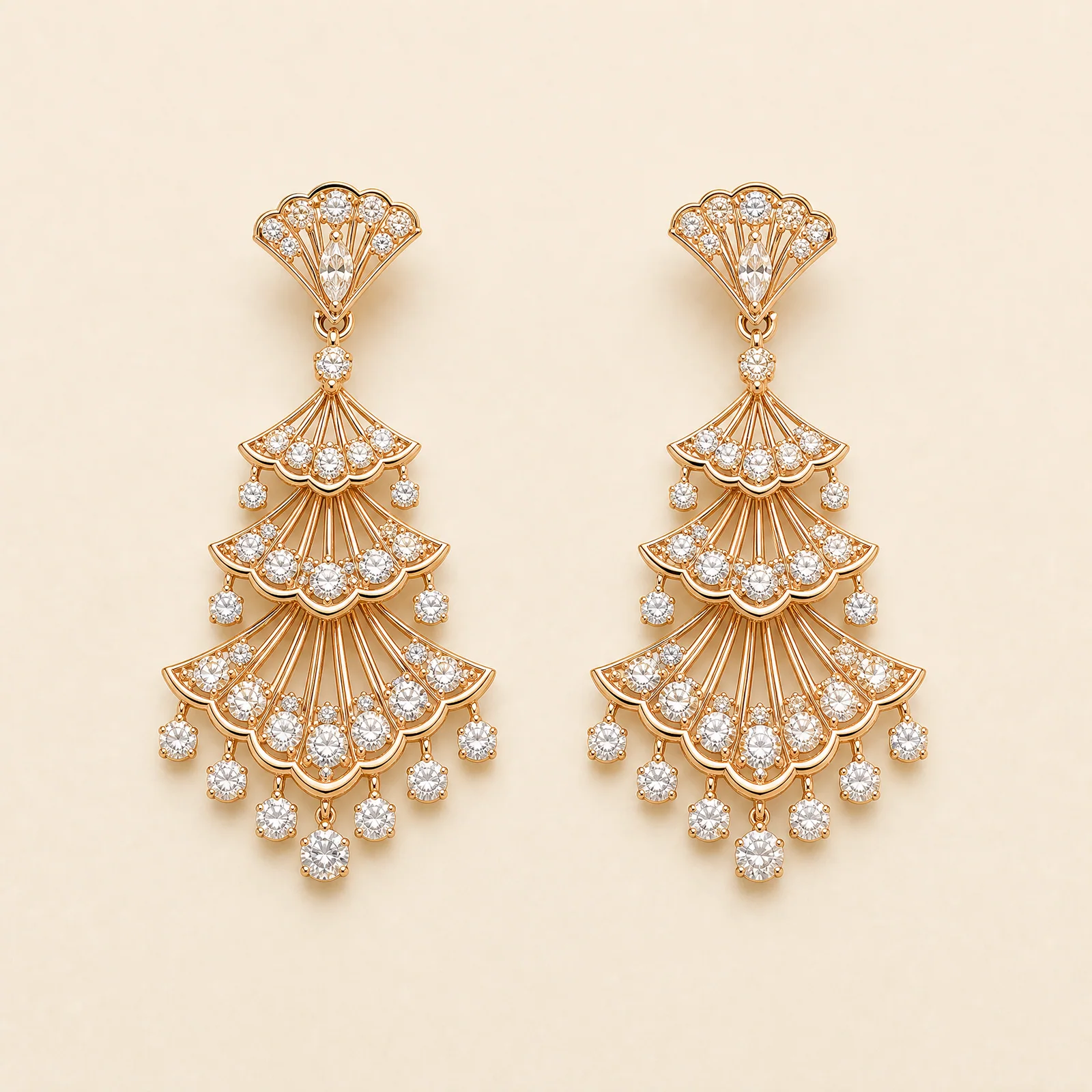 Aureate Marquise Arc Earrings — official catalogue photo