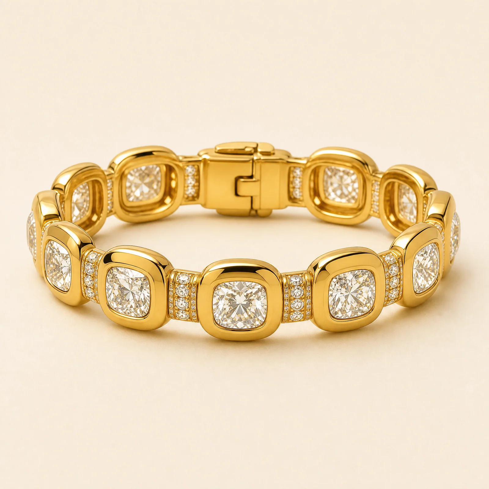Nocturne Cushion Link Bangle — official catalogue photo