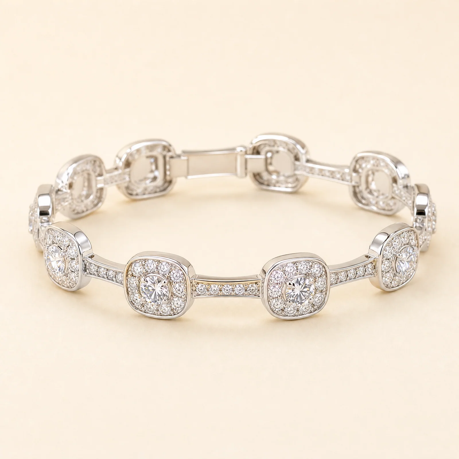 Verdant Cushion Link Bangle — official catalogue photo