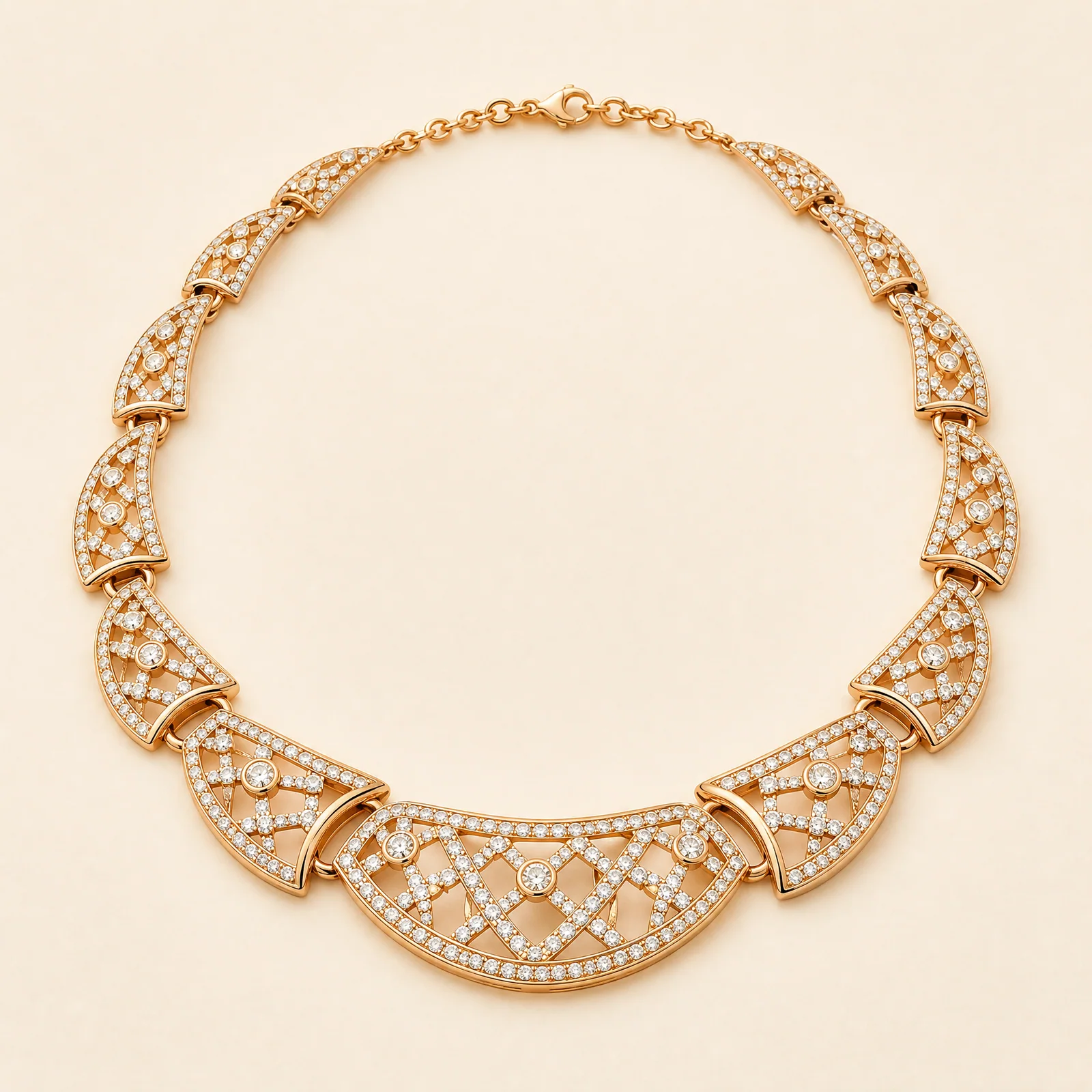 Crescent Lattice Necklace — official catalogue photo