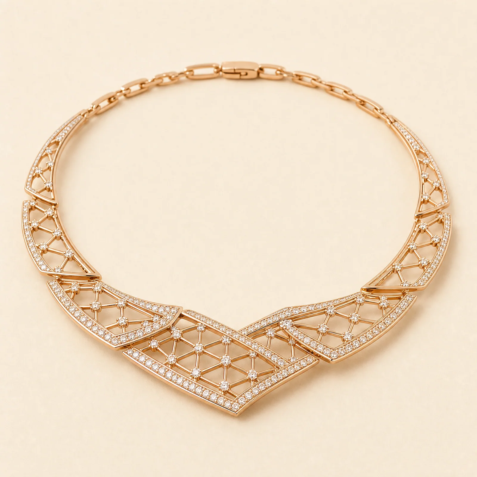 Velocity Lattice Necklace — official catalogue photo