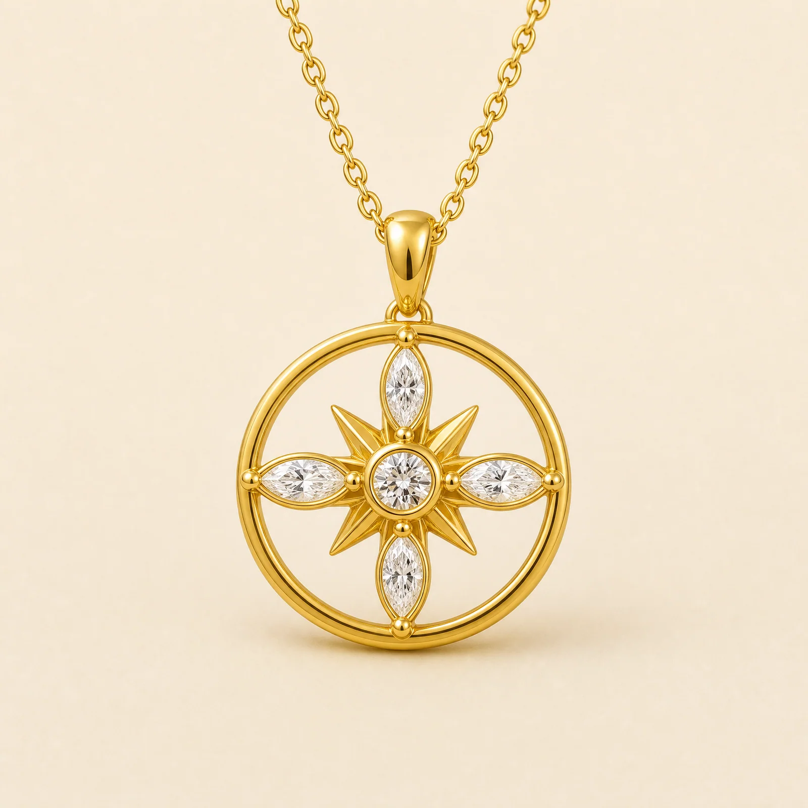 Solstice Compass Pendant — official catalogue photo