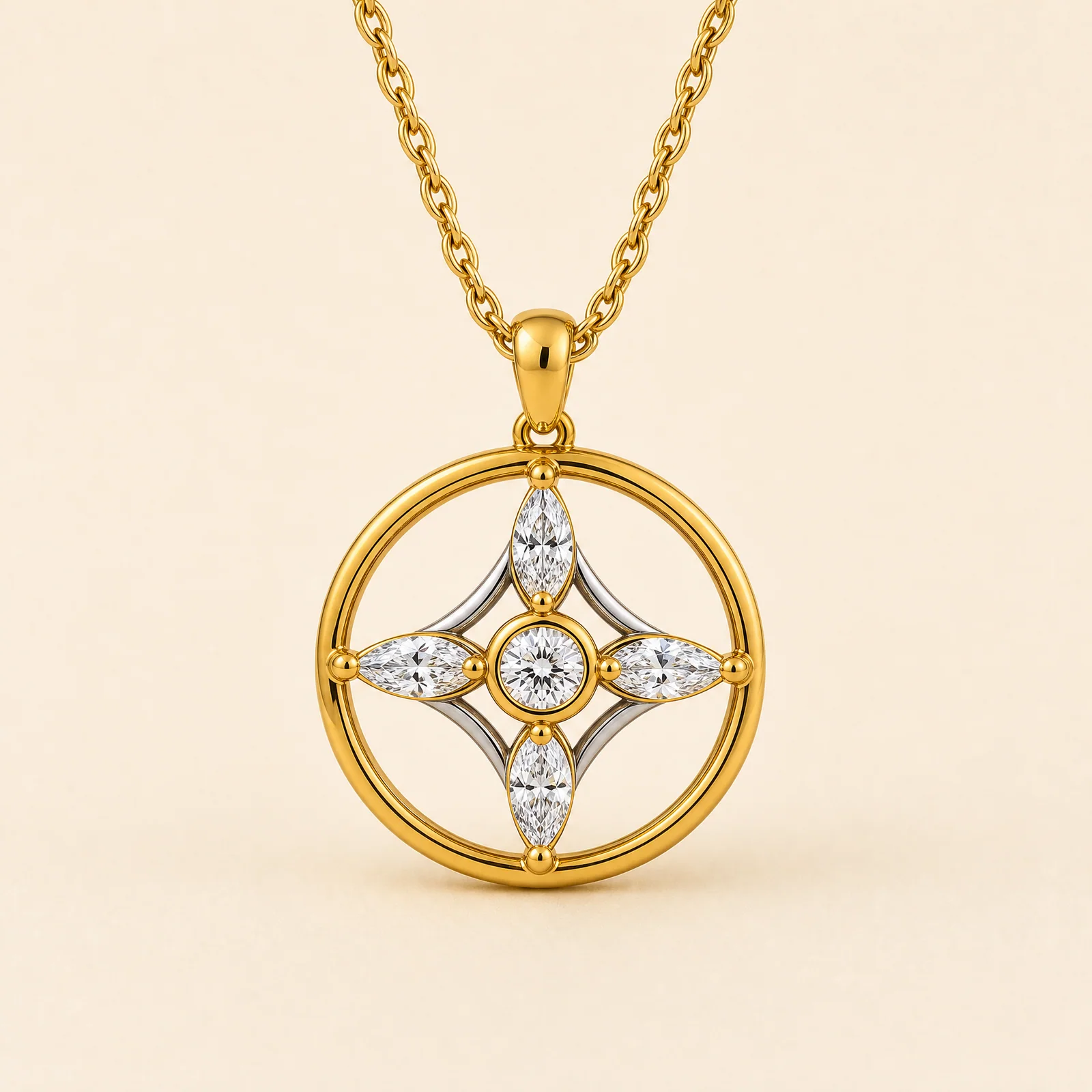Eclipse Compass Pendant — official catalogue photo