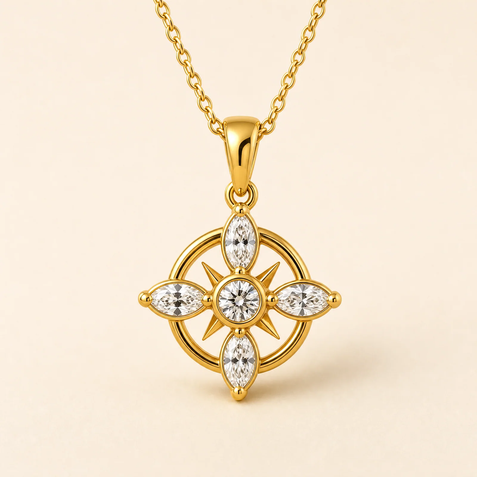 Velocity Compass Pendant — official catalogue photo