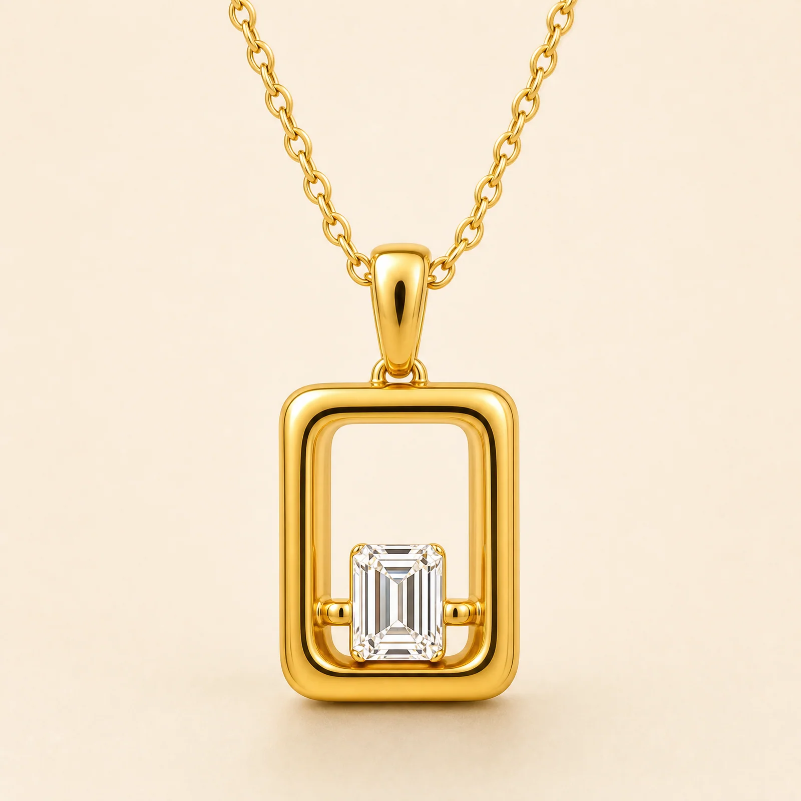 Verdant Emerald Window Pendant — official catalogue photo