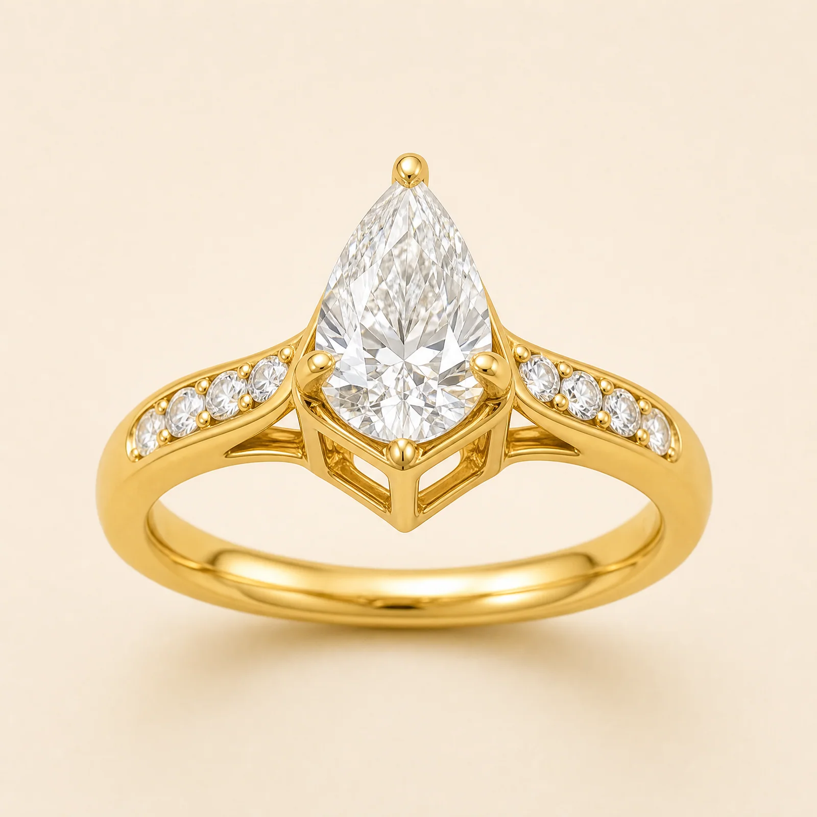 Opaline Pear Lantern Ring — official catalogue photo