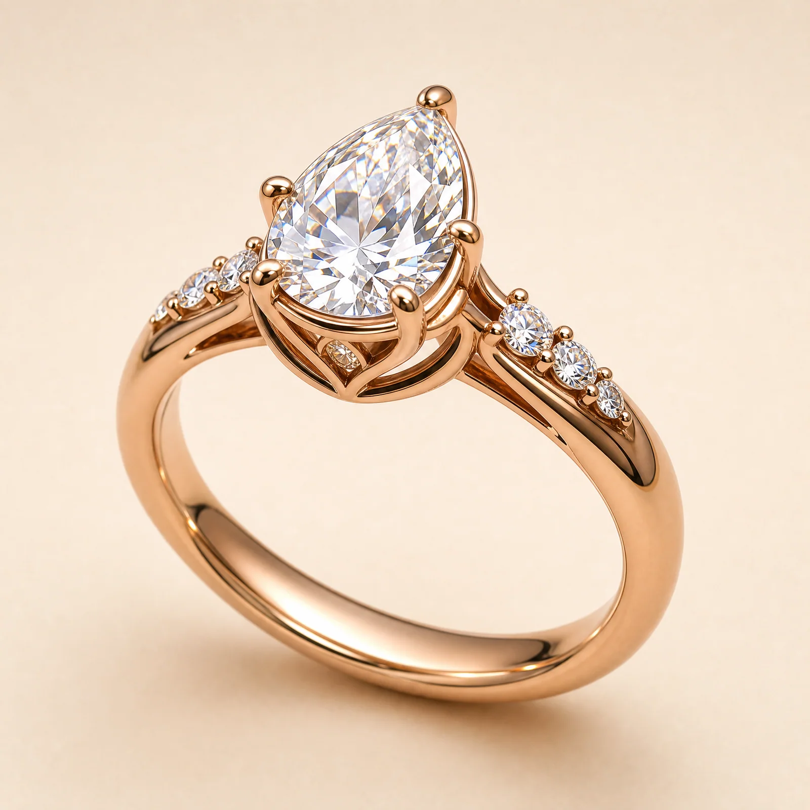 Verdant Pear Lantern Ring — official catalogue photo