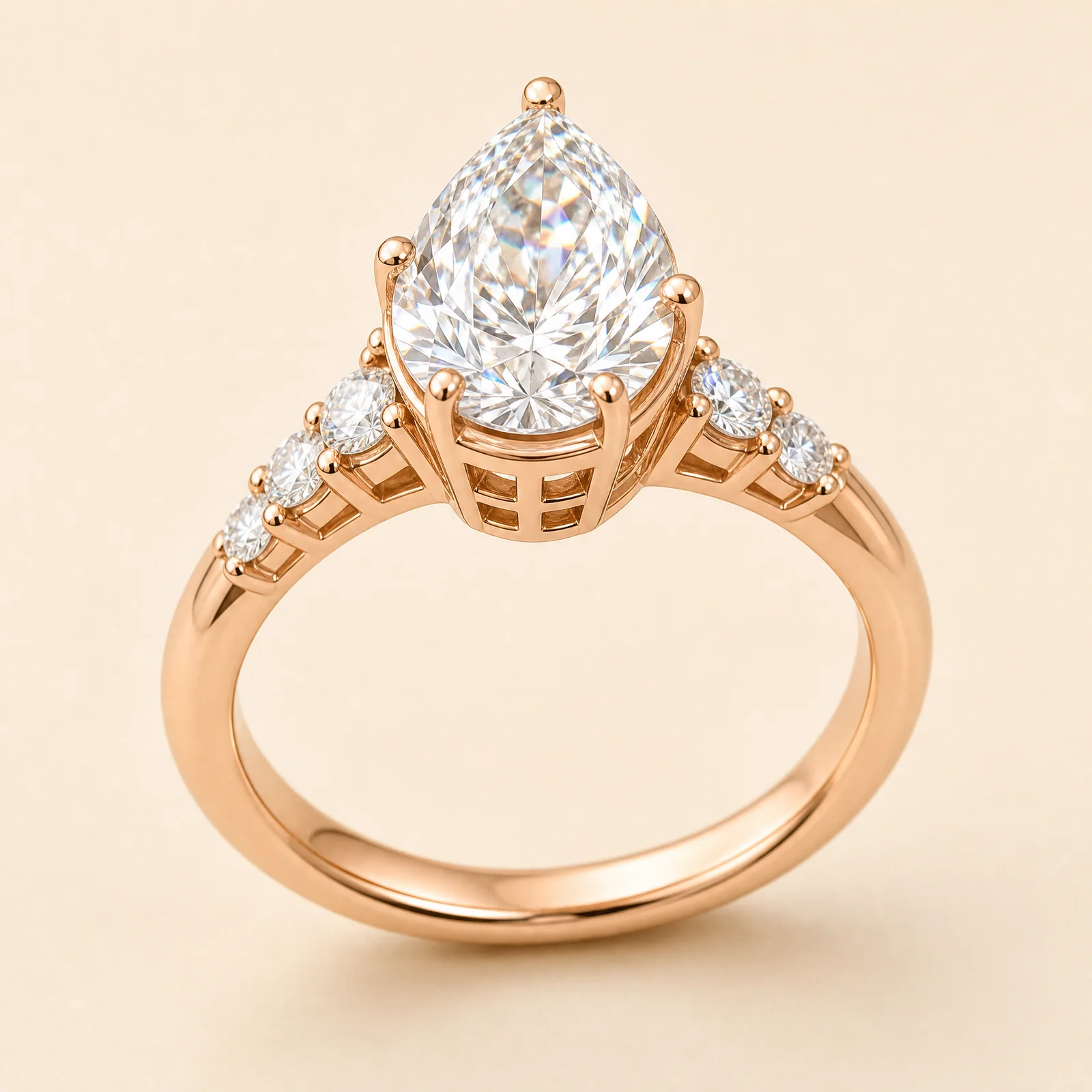 Mosaic Pear Lantern Ring — official catalogue photo