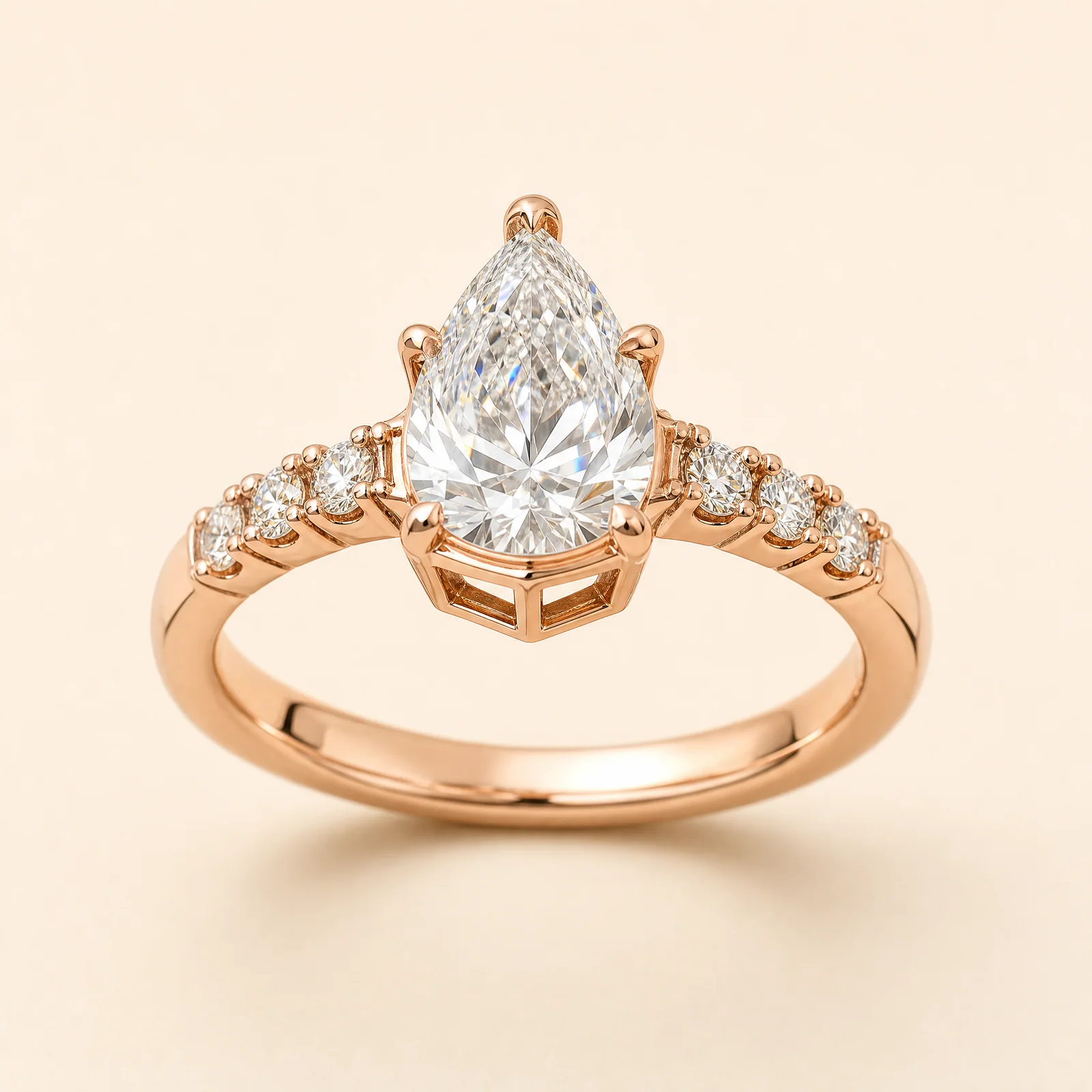Ritual Pear Lantern Ring — official catalogue photo