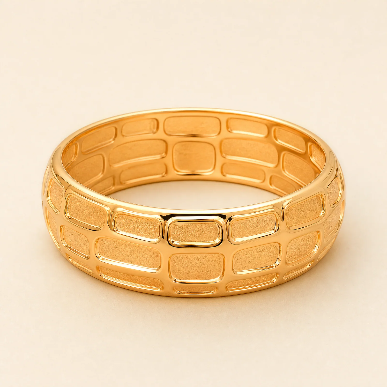Lavanya Mosaic Relief Bangle — official catalogue photo
