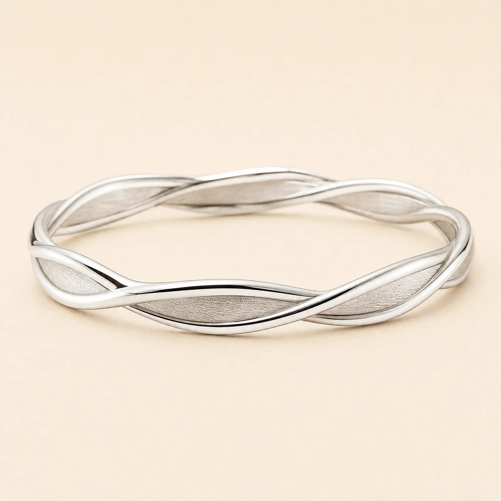 Crescent Braided Thread Bangle — official catalogue photo