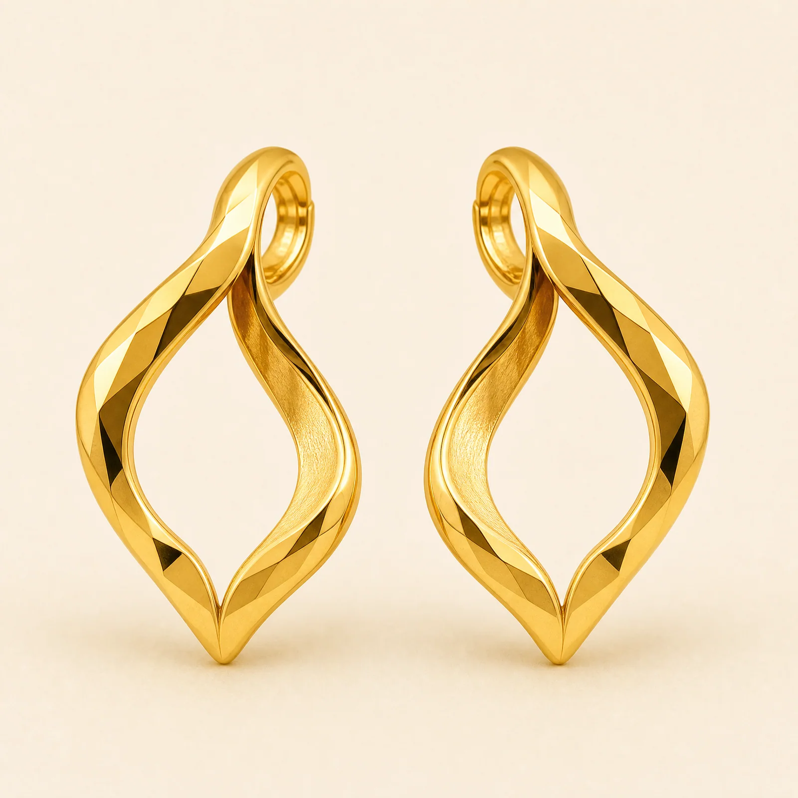 Aureate Petal Earrings — official catalogue photo