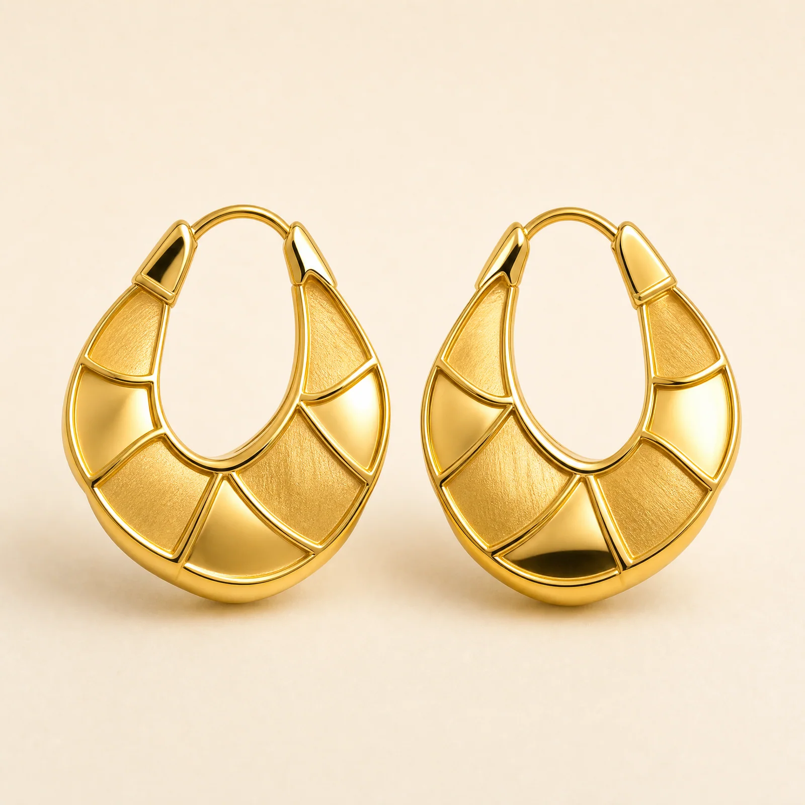 Mosaic Petal Earrings — official catalogue photo