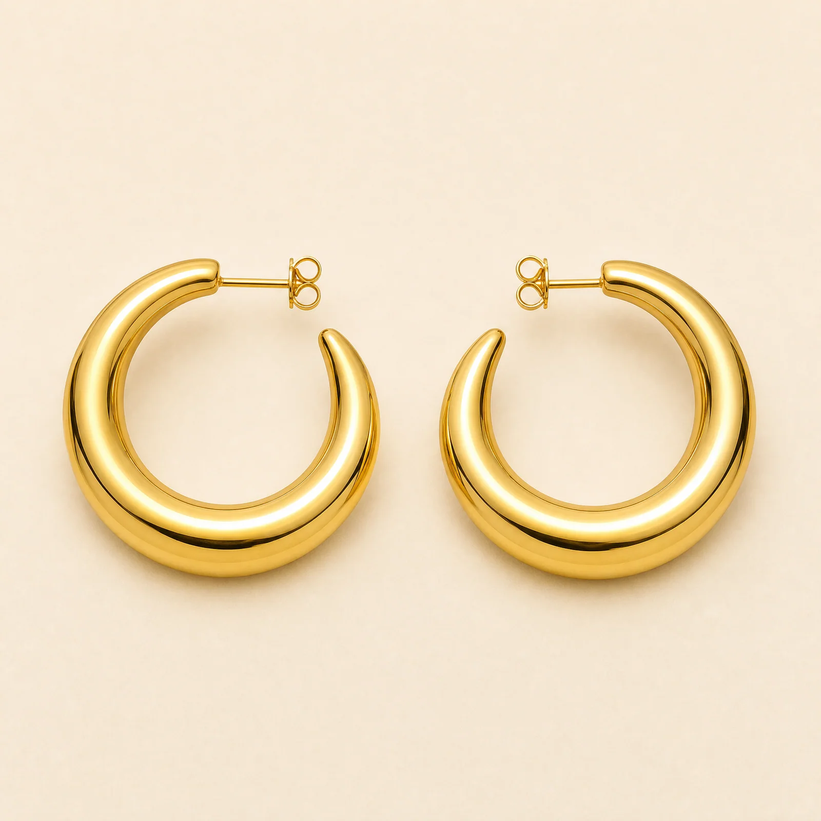 Rhea Crescent Tube Hoops — official catalogue photo