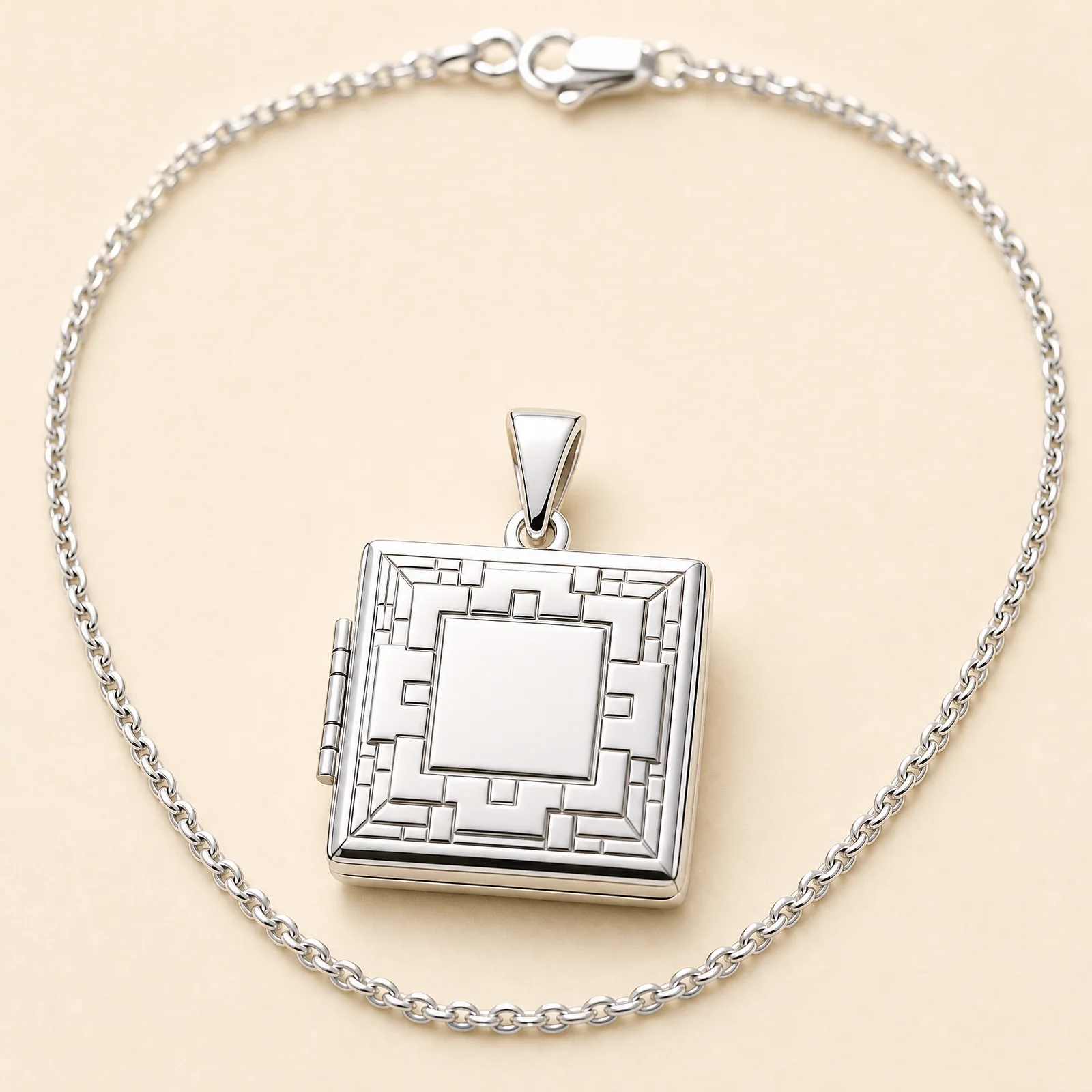Mosaic Herald Square Locket — official catalogue photo