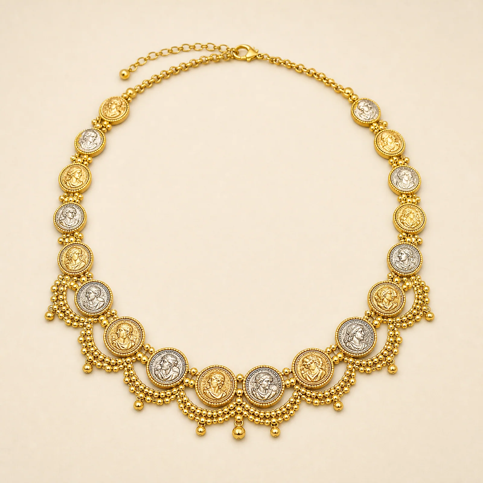 Crescent Cointrail Necklace — official catalogue photo