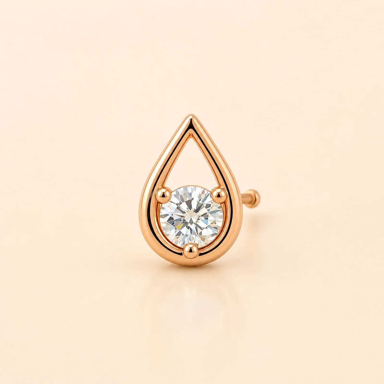 Solstice Dewdrop Nose Pin — official catalogue photo