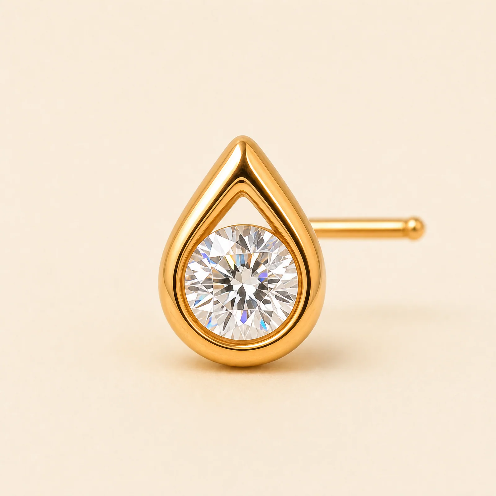 Aureate Dewdrop Nose Pin — official catalogue photo