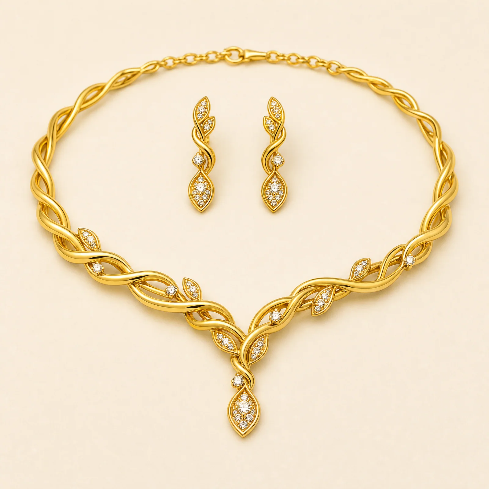Aureate Ropevine Necklace Set — official catalogue photo