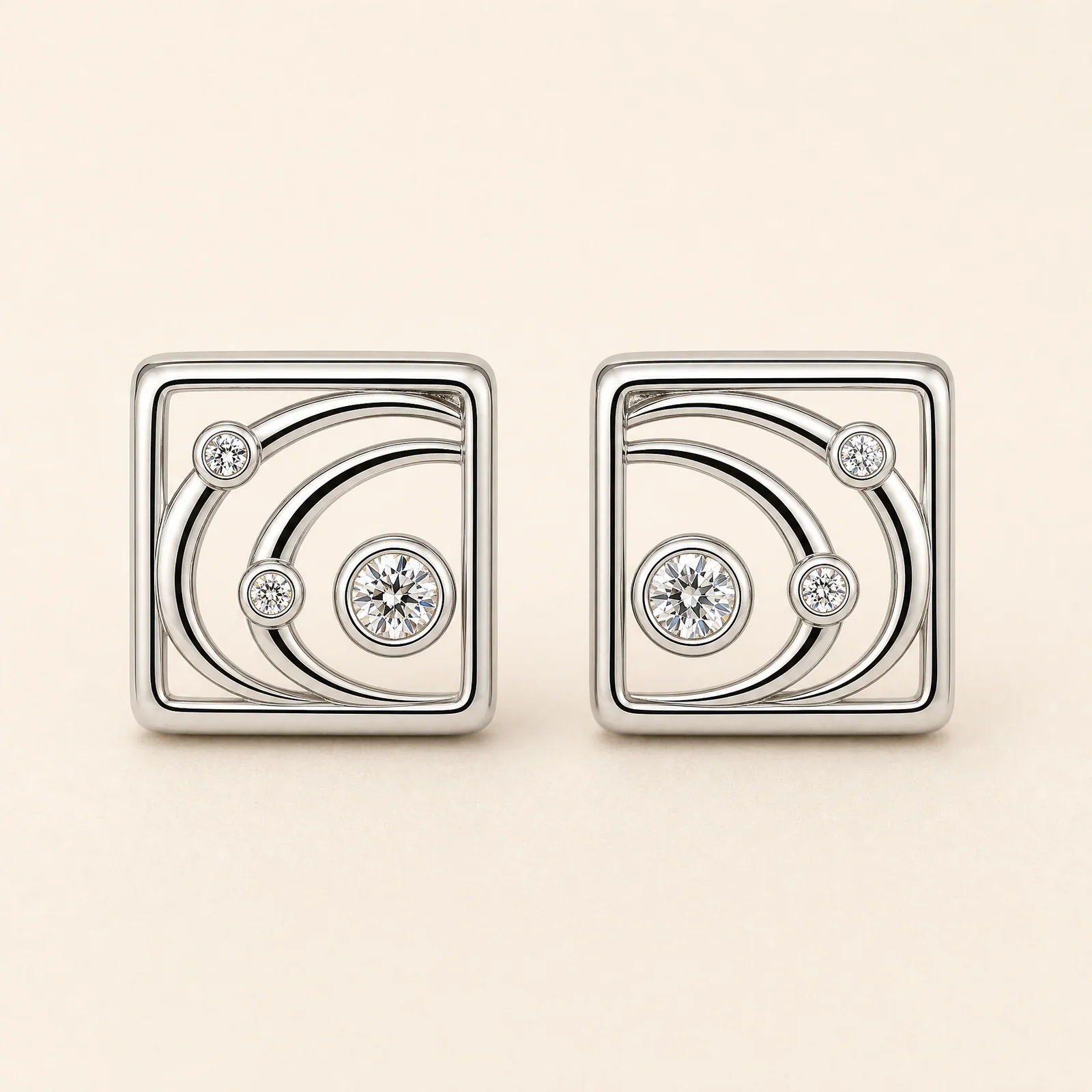 Verdant Orbit Stud Earrings — official catalogue photo