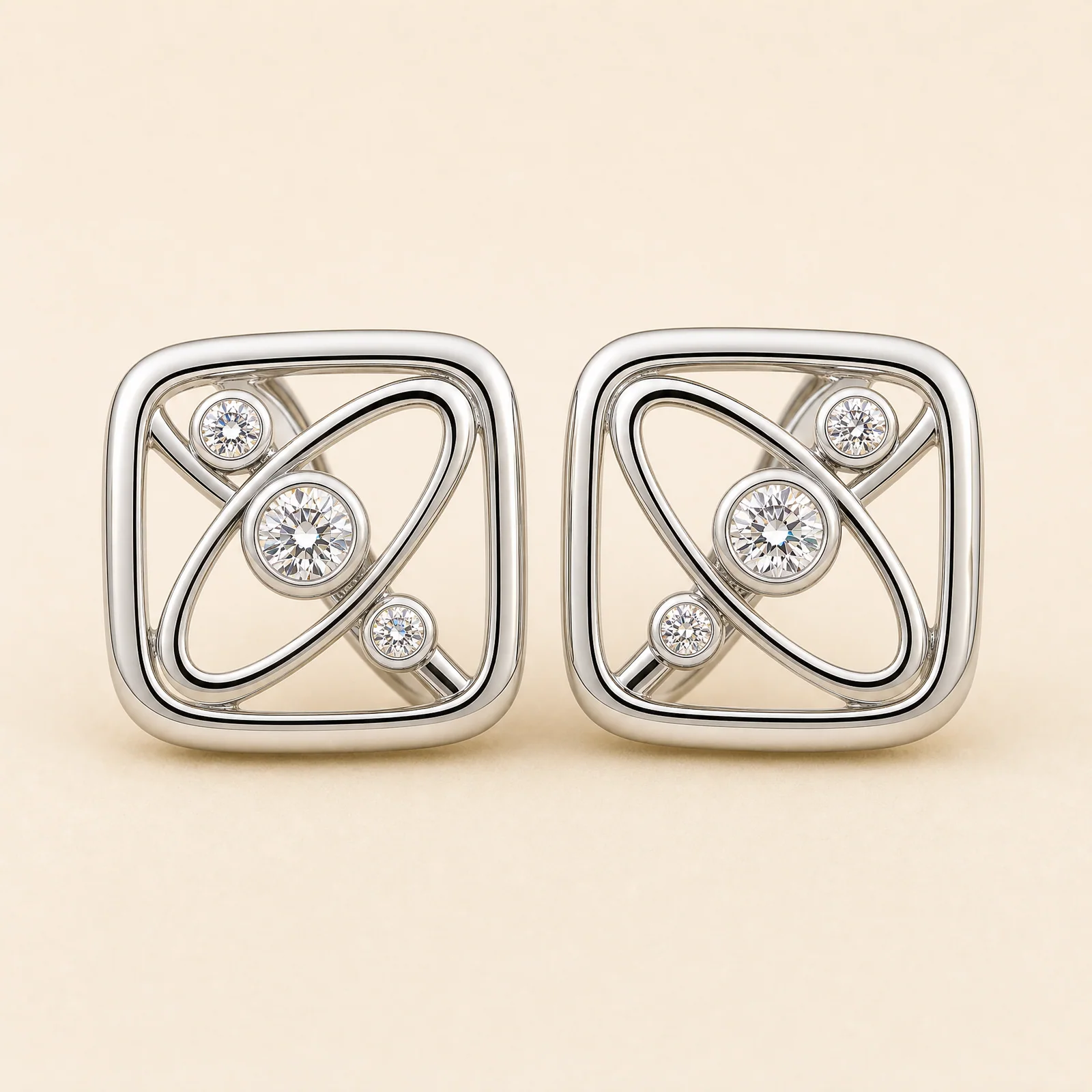 Eclipse Orbit Stud Earrings — official catalogue photo