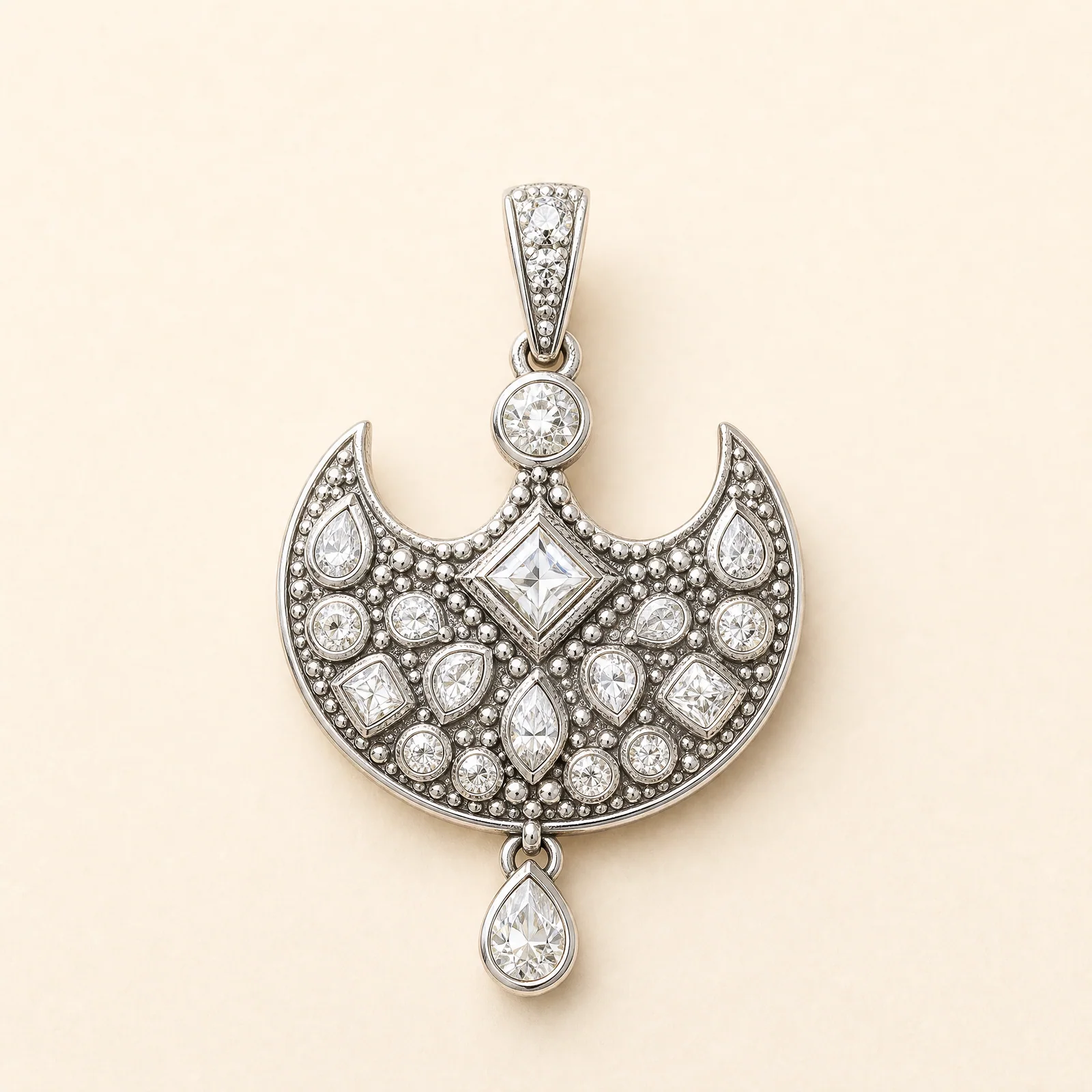 Atelier Crescent Polki Pendant — official catalogue photo