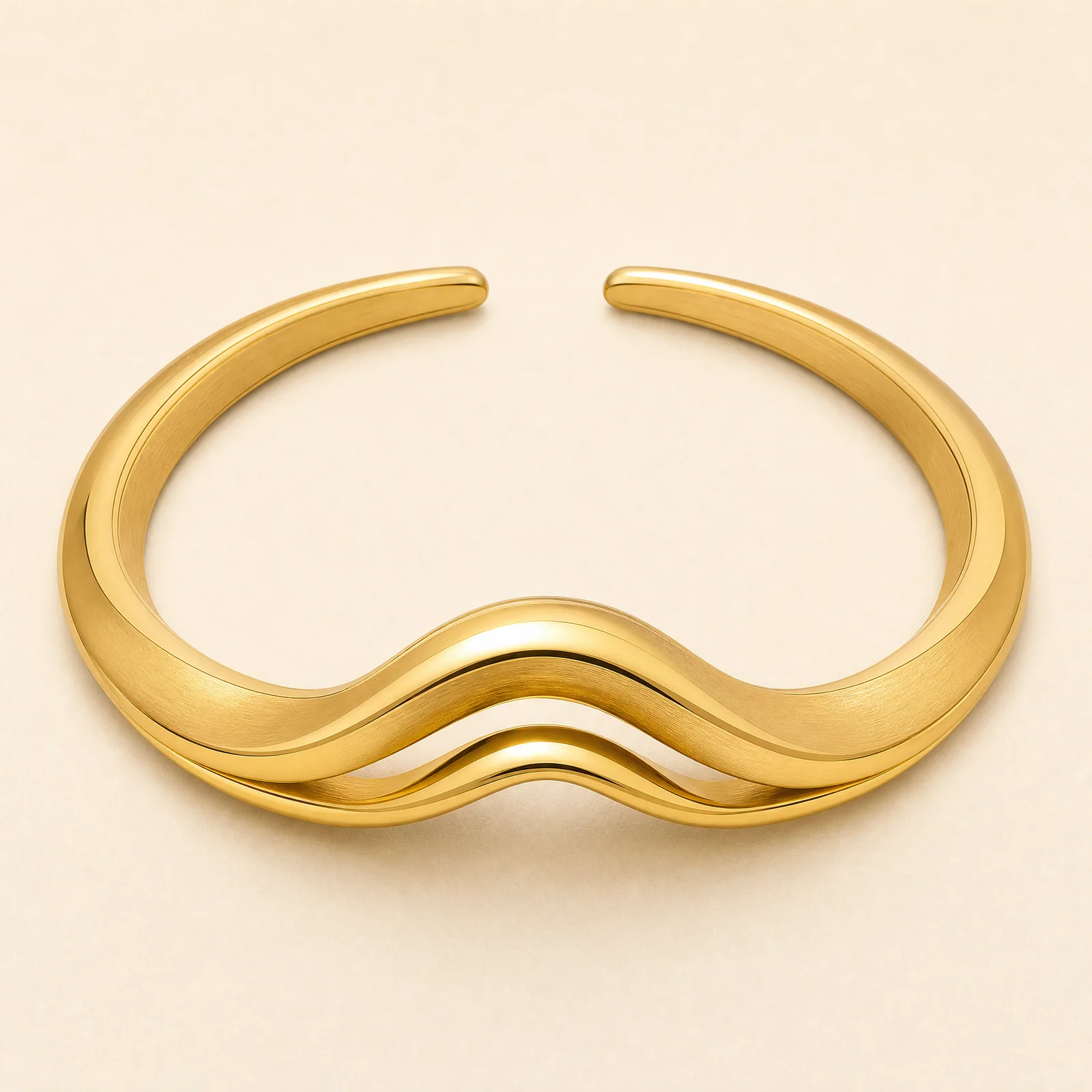 Opaline Crescent Polki Pendant — official catalogue photo