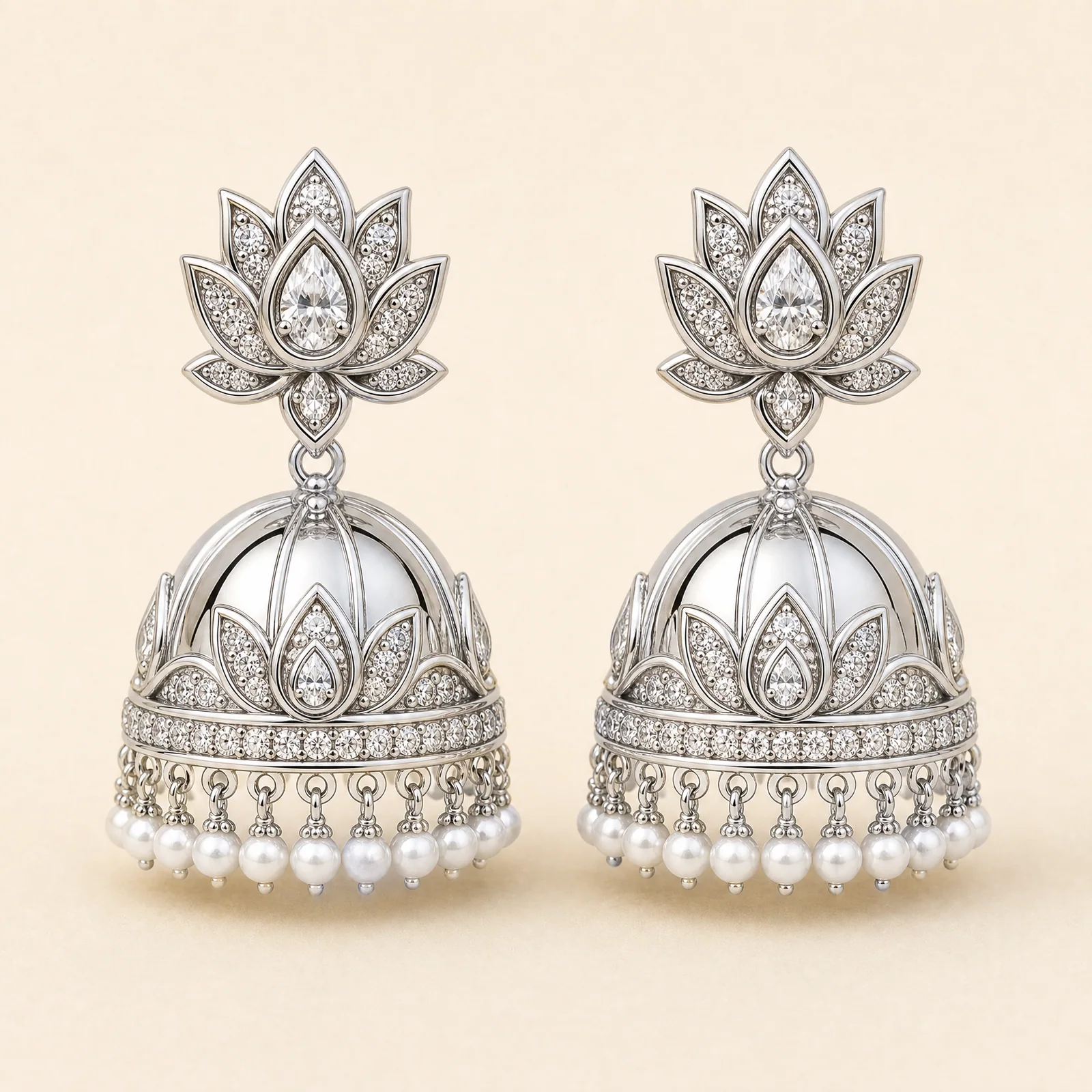Velocity Temple Lotus Earrings — official catalogue photo