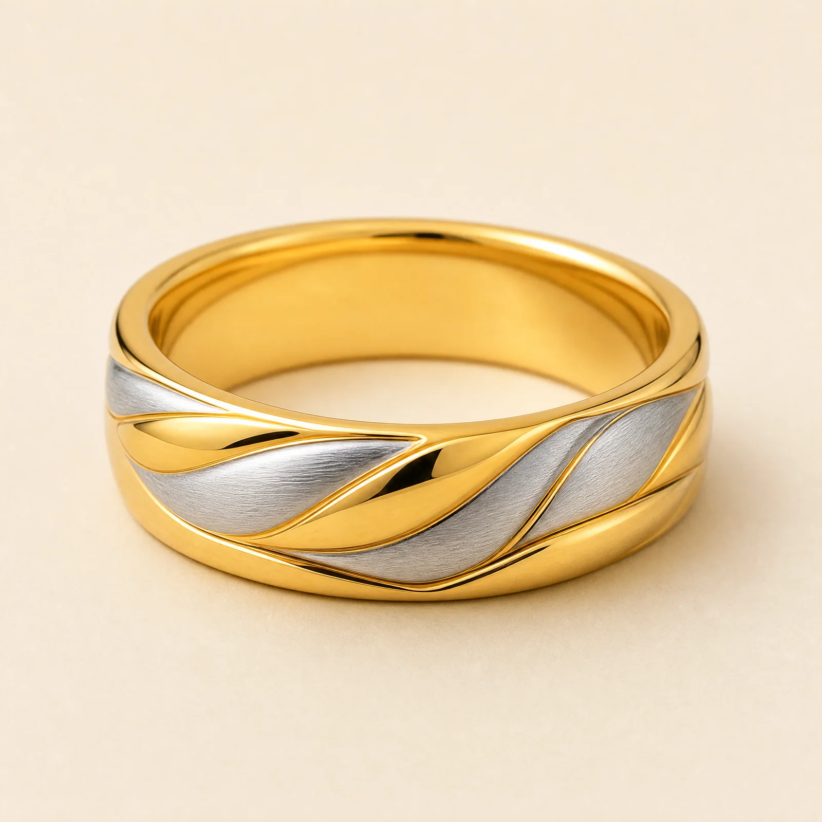 Crescent Tidecut Ring — official catalogue photo