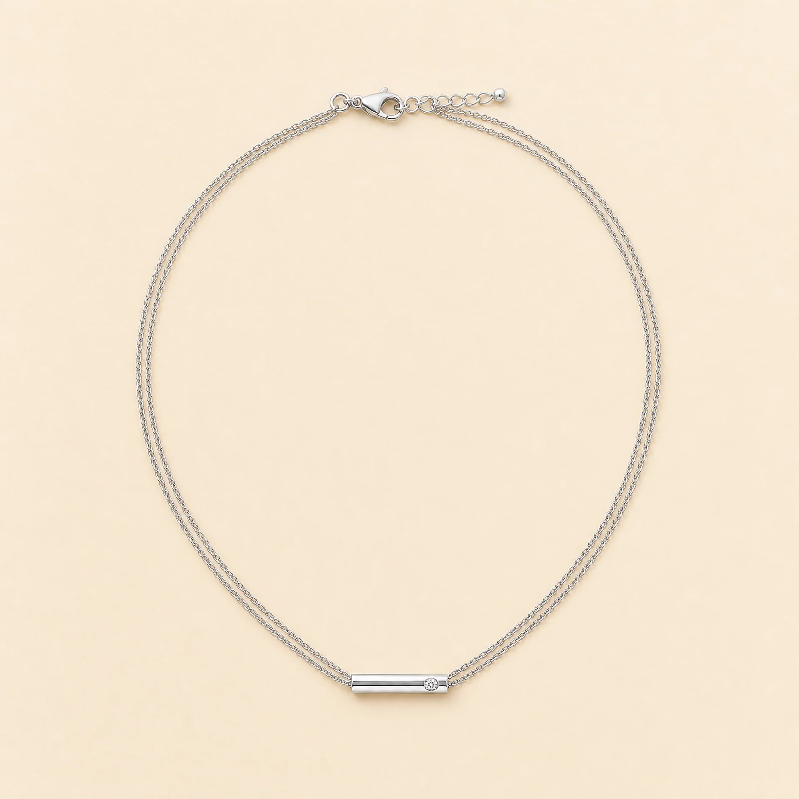 Tessa Twin Thread Necklace — official catalogue photo