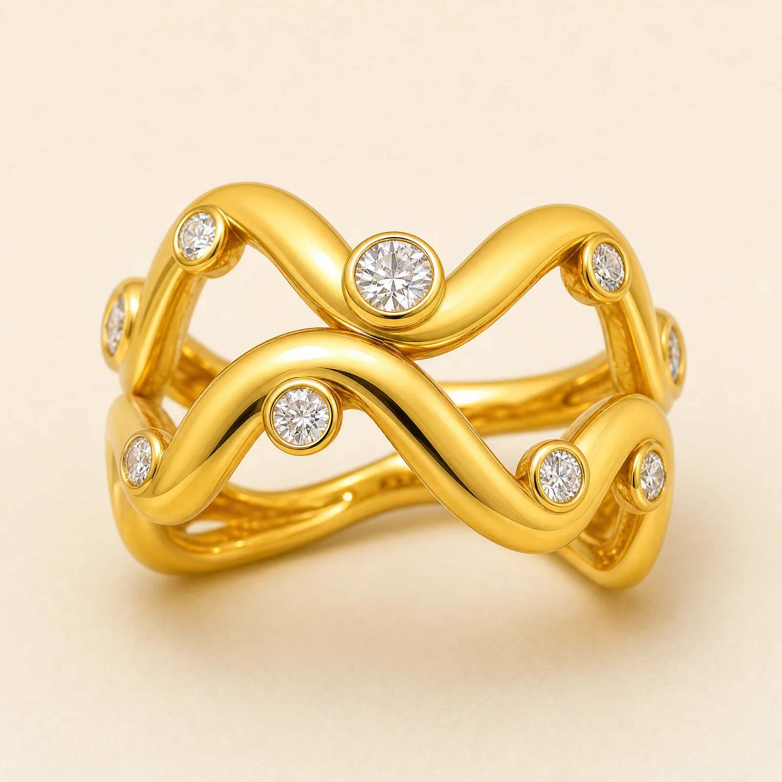 Opaline Ribbon Petal Ring — official catalogue photo